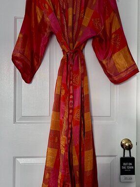 Wild Child Silk Robe Size M